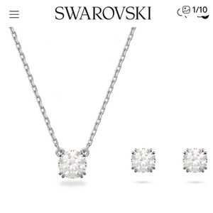Swavorski Stilla set earrings & necklace